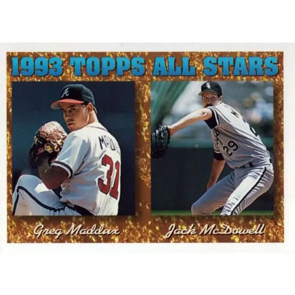 1994 Topps Greg Maddux /Jack McDowell AS # 392 Atlanta Braves /Chicago White Sox